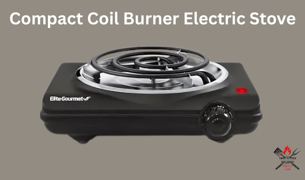 Compact Coil-Burner Electric Stove